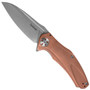 Kershaw Natrix XL Copper Flipper Knife, D2 Blade