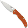 Spyderco Sprint Run Burnt Orange Native Chief Folder Knife, CPM-REX 45 Blade