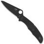 Spyderco Pacific Salt 2 Folder Knife, H1 Black Blade