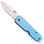 Bear & Son Blue Slip-Joint Folder Knife, Satin Blade