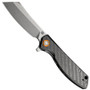 Artisan Cutlery Tomahawk Carbon Fiber Flipper Knife, D2 Blade