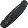 Ontario Rat II Folder Knife, D2 Black Blade REAR VIEW