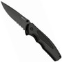 Boker Plus Gemini NGA Spring Assist Knife, D2 Black Combo Blade