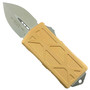 Microtech Champagne Gold Exocet OTF Auto Knife, Stonewash Blade