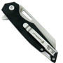 Smith & Wesson Sideburn Folder Knife, BeadBlasted Plain Blade, clip view
