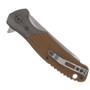 Smith & Wesson Stave Flipper Knife, Reverse Tanto Blade, Clip Side