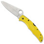 Spyderco Pacific Salt 2 Lockback Knife, Satin Plain Edge Blade