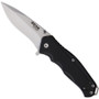 Bear Edge 61124B Black Sideliner G-10 Flipper Knife, Bead Blast Blade