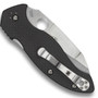 Spyderco Canis Compression Lock Knife, Wharncliffe Blade, Clip View