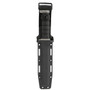 Ka-Bar D2 Extreme Combat Knife, Black Plain Edge, Sheath View