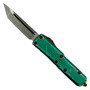 Microtech Bounty Hunter UTX-85 OTF Auto Knife, Tanto Stonewash Blade