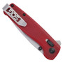 SOG Terminus Crimson XR Flipper Knife, Stonewash D2 Blade, Clip View