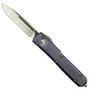 Microtech Grey Contoured Ultratech S/E OTF Auto Knife, Stonewash Blade