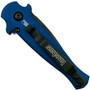 Kershaw Blue Launch 12CA Auto Knife, 1.93" Black Blade, Clip View
