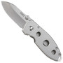 CRKT Burnley Squid Holey Frame Lock Knife, Stonewash Blade