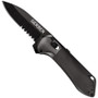 Gerber Onyx Highbrow Pivot Lock Assist Knife, Black Combo Blade