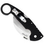 Cold Steel Tiger Claw Lockback Knife Karambit, S35VN Satin Blade, Clip View