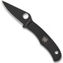 Spyderco Bug Micro SLIPIT Folder Knife, Black Blade