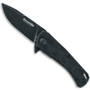 BlackFox Knives BF-746 Willumsen Flipper Knife,  Black Stonewash Blade