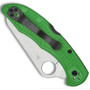 Spyderco Green Salt 2 Folder Knife, LC200 SpyderEdge Blade