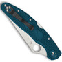 Spyderco Police 4 Lightweight Folder Knife, K390 Satin Blade, Clip View