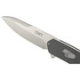 CRKT Silver Bona Fide Flipper Knife, Field Strip Gen II, Close Up