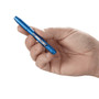 CRKT Techliner Super Shorty Magnetic End Pen, Blue Aircraft Aluminum , hand view