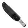 TOPS Black Rhino Fixed Blade Knife, Micarta Handle, sheath view front