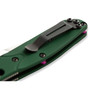 Benchmade 945 Green Mini Osborne Folder Knife, CPM-S30V Satin Blade, Clip Alternate View