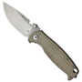 DPx Gear HEST Classic Decade Green Micarta Folding Knife