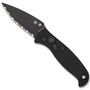 Spyderco Autonomy 2 Auto Knife, Black Drop Point LC200N SpyderEdge 