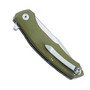 Bestech Knives Warwolf OD Green G10 Folding Knife, clip view