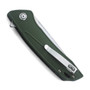 Bestech Knives Spike Green GRN Folding Knife, clip view