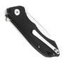 Bestech Knives Beluga Black G10 Folding Knife, clip view