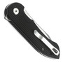 Bestech Knives Torpedo Black G10 Folding Knife, clip view