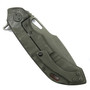 Olamic Cutlery Rocks Ti Wayfarer 247 Knife, Wash Harpoon Blade, Clip View