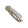 Buck Trunk Tan G10 Liner Lock Knife, clip view