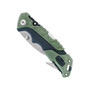 Buck Pursuit Large Guthook Green GFN Lockback Knife, closed view