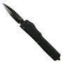 Microtech Signature Series Shadow UTX 70 OTF Knife, Black Dagger Blade