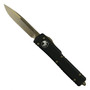 Microtech UTX-70 OTF Auto Knife, Bronzed Blade