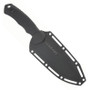 Schrade Black G10 Steel Driver Clip Point Fixed Blade Knife, sheath view