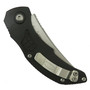 Microtech Brachial Automatic Knife, Stonewash Blade, Clip View