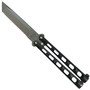 Bear & Son 5" Galaxy Amour Piercing Balisong Butterfly Knife, Gray Blade 