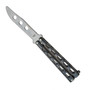 Bear & Son 5" Galaxy Trainer Balisong Butterfly Knife, Satin Blade