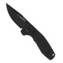 SOG SOG-TAC AU Compact Straight Edge Knife, Black D2 Straight Blade