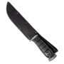 Ka-Bar D2 Extreme Fighting Knife, Black Combo Edge sheath view