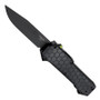 Hogue Knives Compound G-10 OTF Auto Knife, Black Clip Point Blade, Tritium Infused Trigger