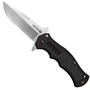 Cold Steel Black Crawford Model 1 Flipper Knife, Satin Blade 