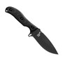 TOPS Knives Silent Hero 4 Fixed Blade Knife, Drop Point Blade, back view