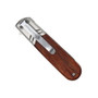 Smith & Wesson Wood Handle Executive Barlow Spring Assisted Flipper Knife, Satin Blade, Clip View